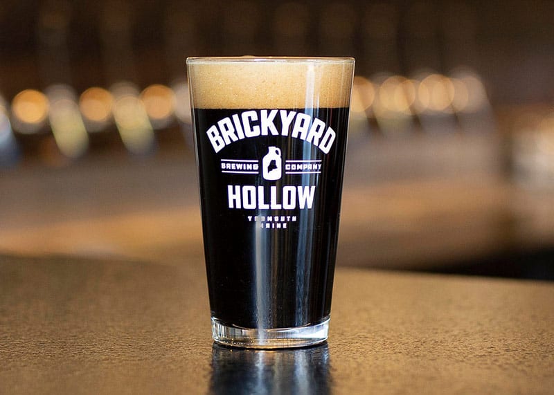 Stout from Brickyard Hollow brewery in Yarmouth Maine